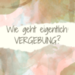 Vergebung- ein Gedicht